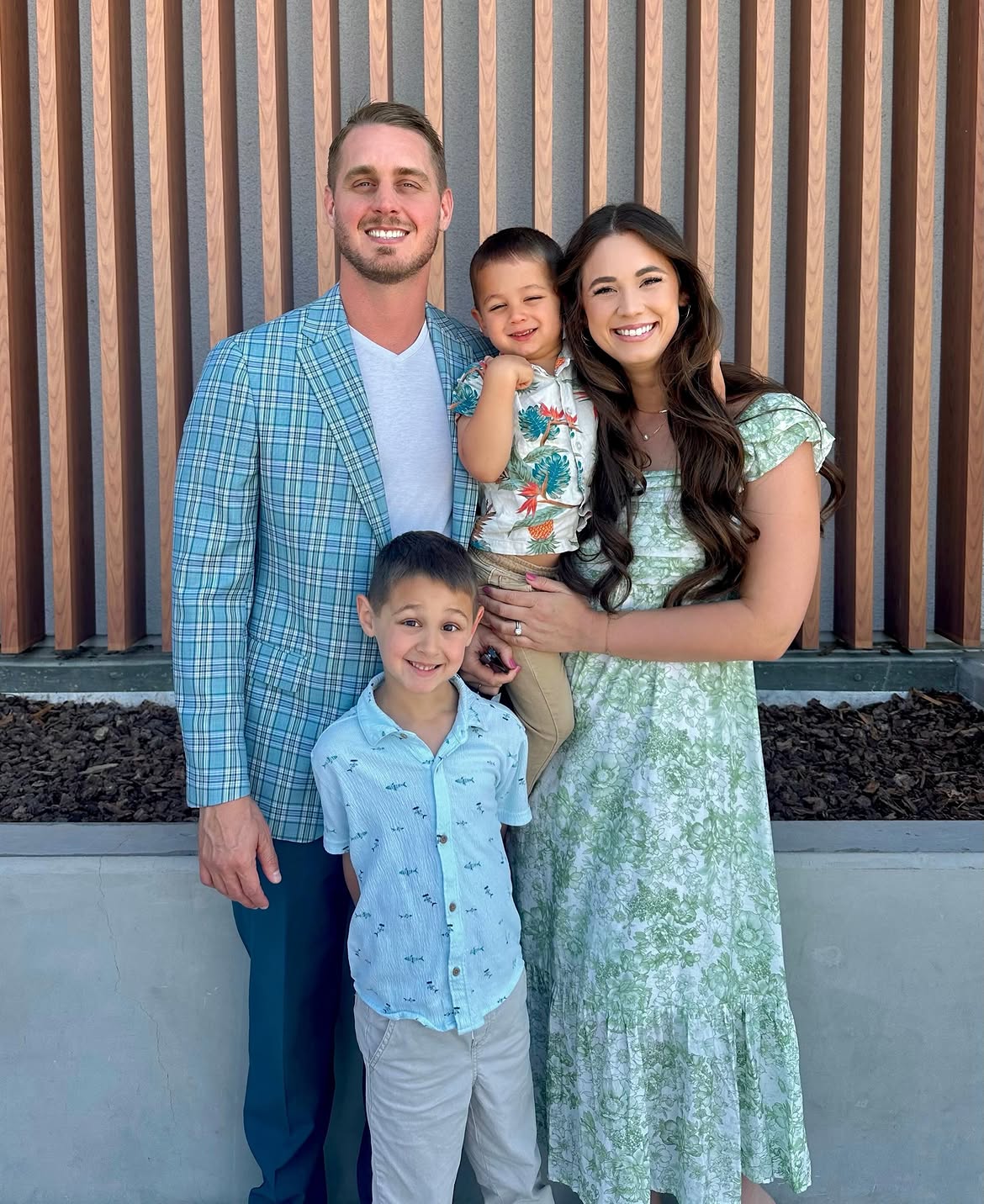 Corbin Claypool with his family